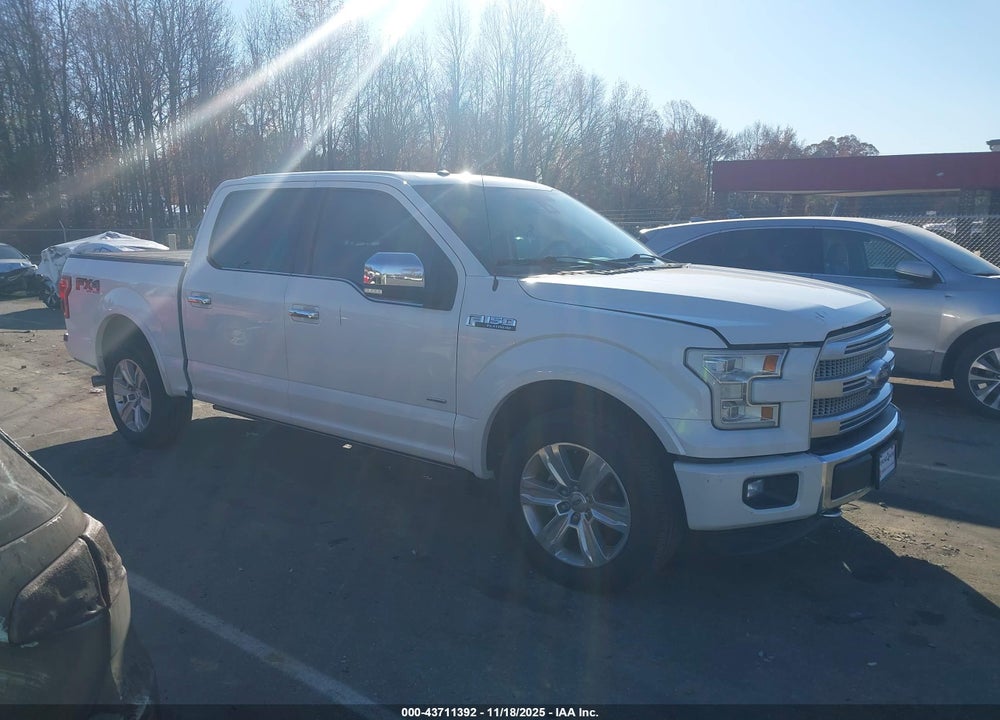 2015 FORD F-150 PLATINUM VIN: 1FTEW1EG6FFC29403