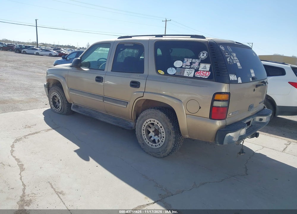 2005 CHEVROLET TAHOE LS VIN: 1GNEK13TX5J225093