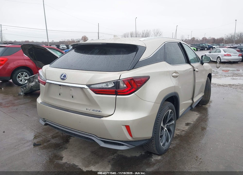 2017 LEXUS RX 450H VIN: 2T2BGMCA1HC019573