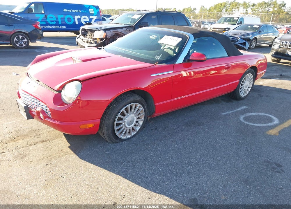 2005 FORD THUNDERBIRD 50TH ANNIVERSARY VIN: 1FAHP60A05Y105887