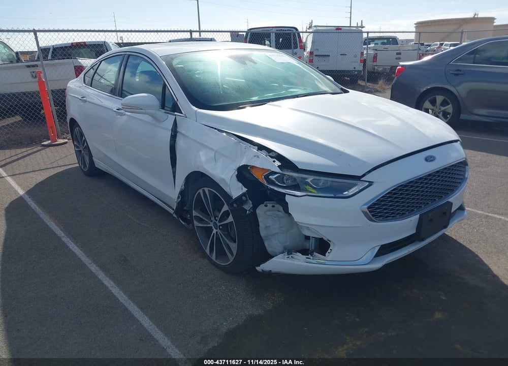 2020 FORD FUSION TITANIUM VIN: 3FA6P0K91LR128212