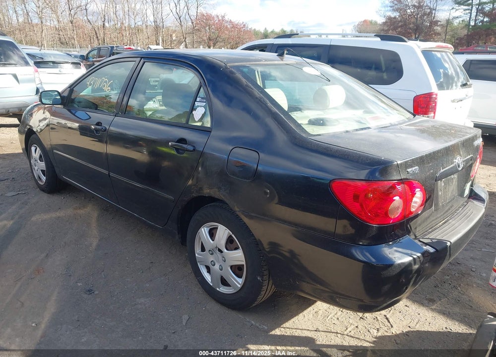 2006 TOYOTA COROLLA LE VIN: 2T1BR32E86C679541