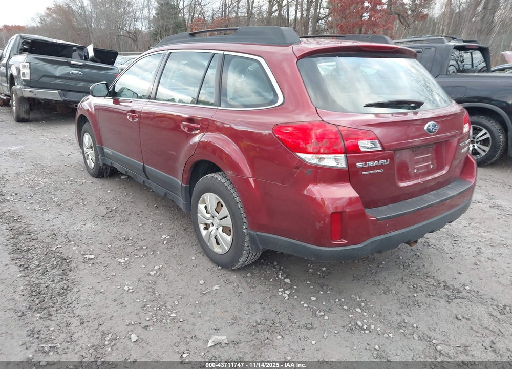 2013 SUBARU OUTBACK 2.5I VIN: 4S4BRBAC4D3216694
