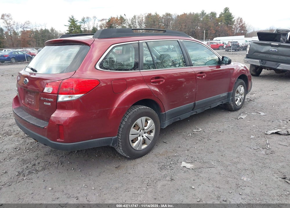 2013 SUBARU OUTBACK 2.5I VIN: 4S4BRBAC4D3216694