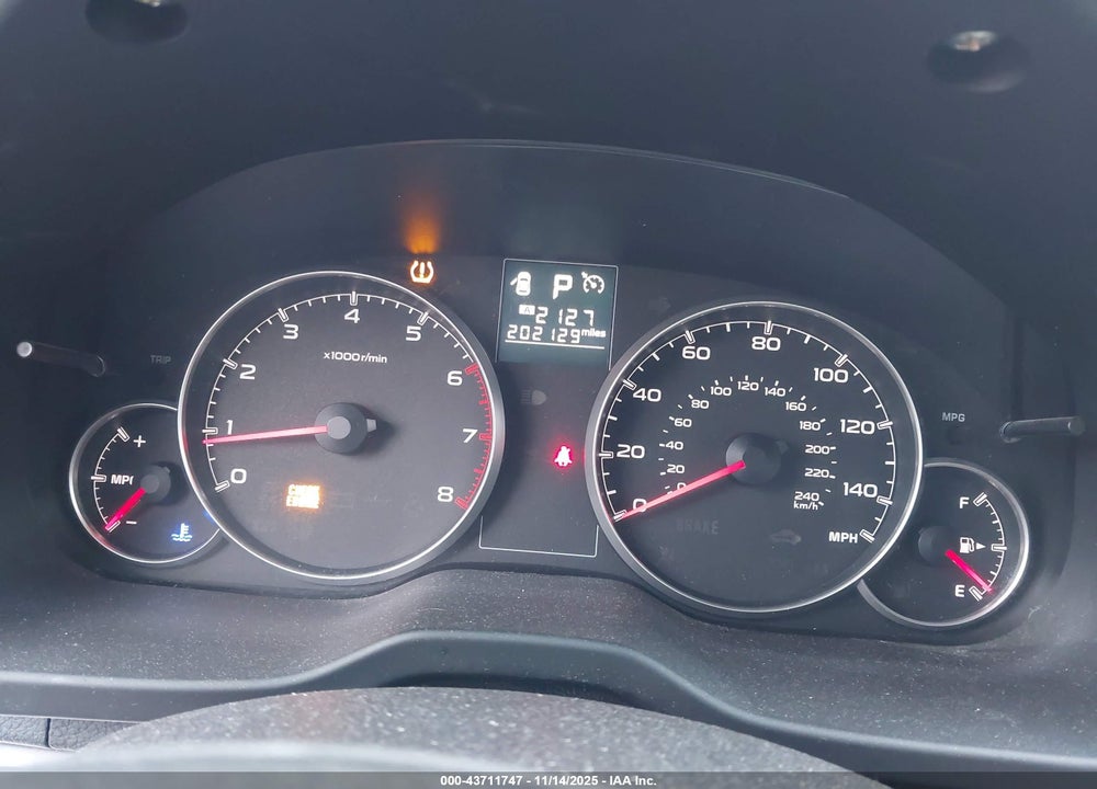 2013 SUBARU OUTBACK 2.5I VIN: 4S4BRBAC4D3216694
