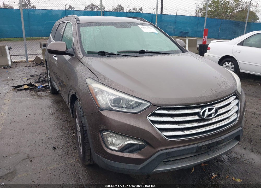 2014 HYUNDAI SANTA FE GLS VIN: KM8SMDHF3EU036371