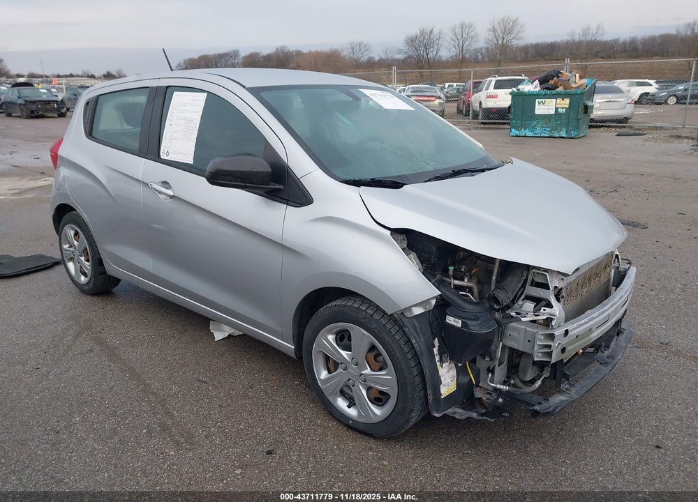 2021 CHEVROLET SPARK FWD LS AUTOMATIC VIN: KL8CB6SA1MC730805