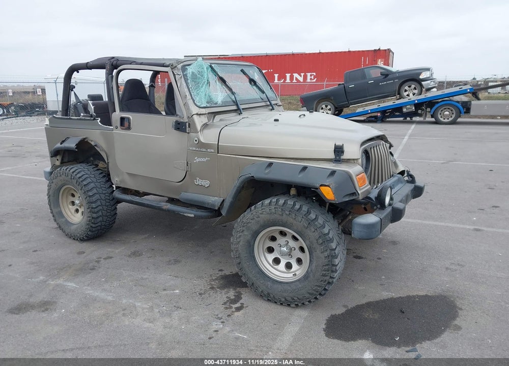 2002 JEEP WRANGLER SPORT VIN: 1J4FA49S72P772650