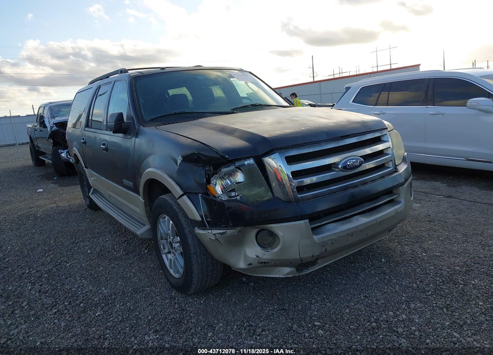 2007 FORD EXPEDITION EL EDDIE BAUER VIN: 1FMFK17567LA19068