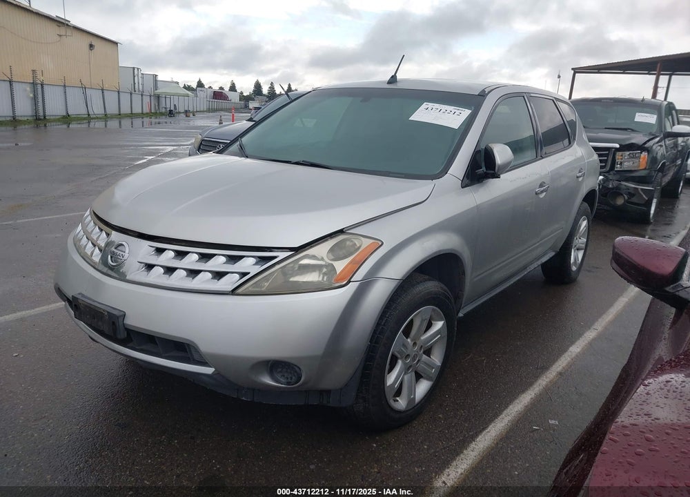 2006 NISSAN MURANO S VIN: JN8AZ08W86W514529