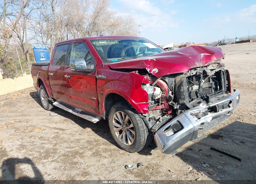 2015 FORD F-150 LARIAT VIN: 1FTEW1EG4FFC13426