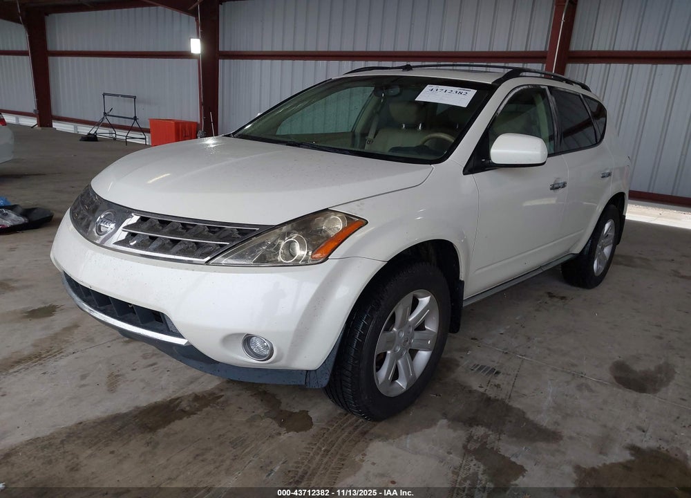 2007 NISSAN MURANO SL VIN: JN8AZ08T97W529516