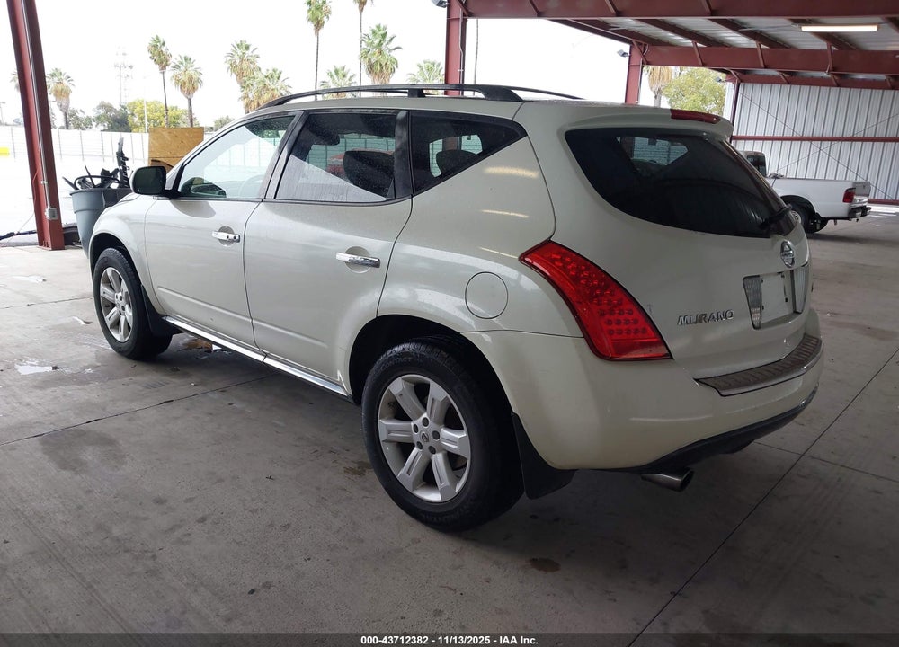 2007 NISSAN MURANO SL VIN: JN8AZ08T97W529516