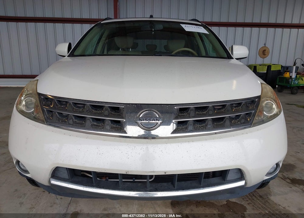 2007 NISSAN MURANO SL VIN: JN8AZ08T97W529516