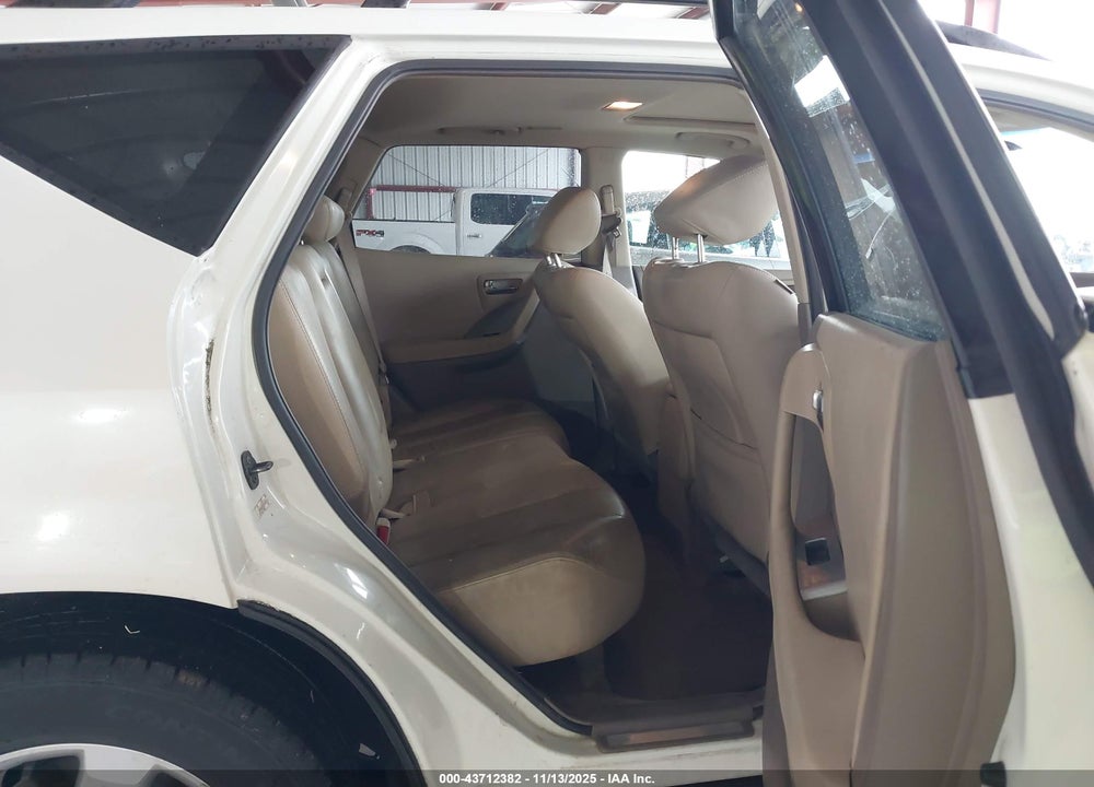 2007 NISSAN MURANO SL VIN: JN8AZ08T97W529516