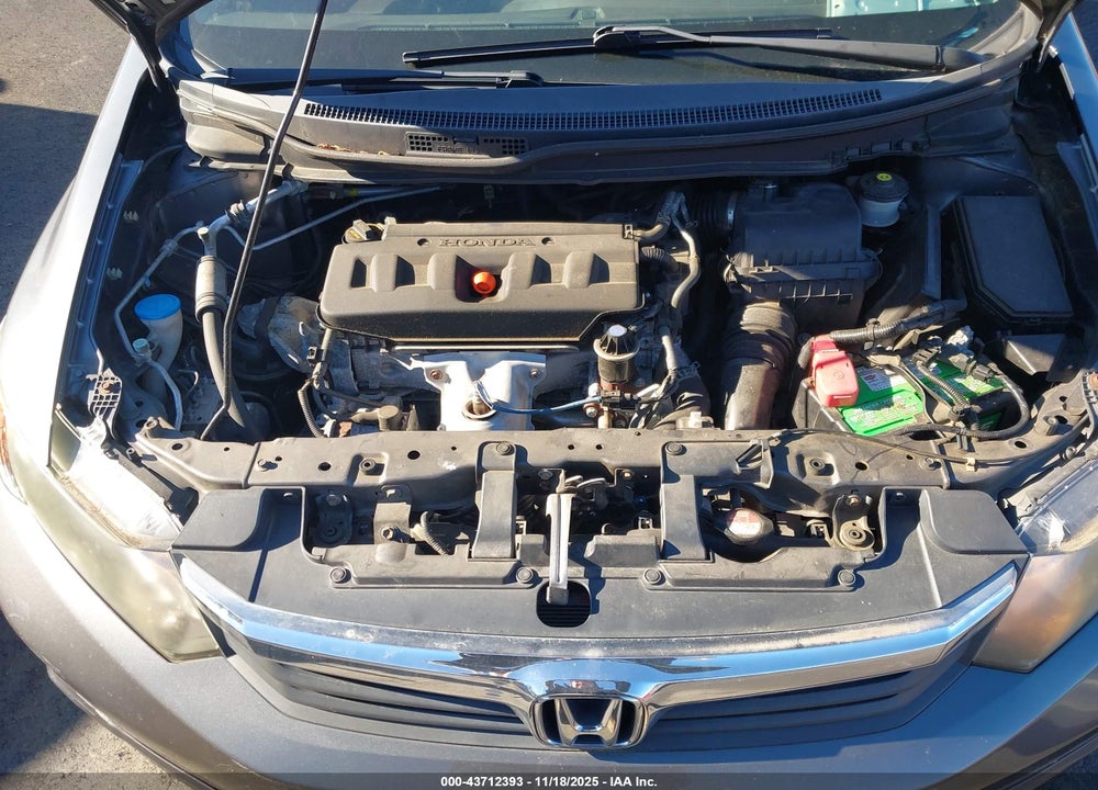 2012 HONDA CIVIC EX VIN: 19XFB2F81CE318377