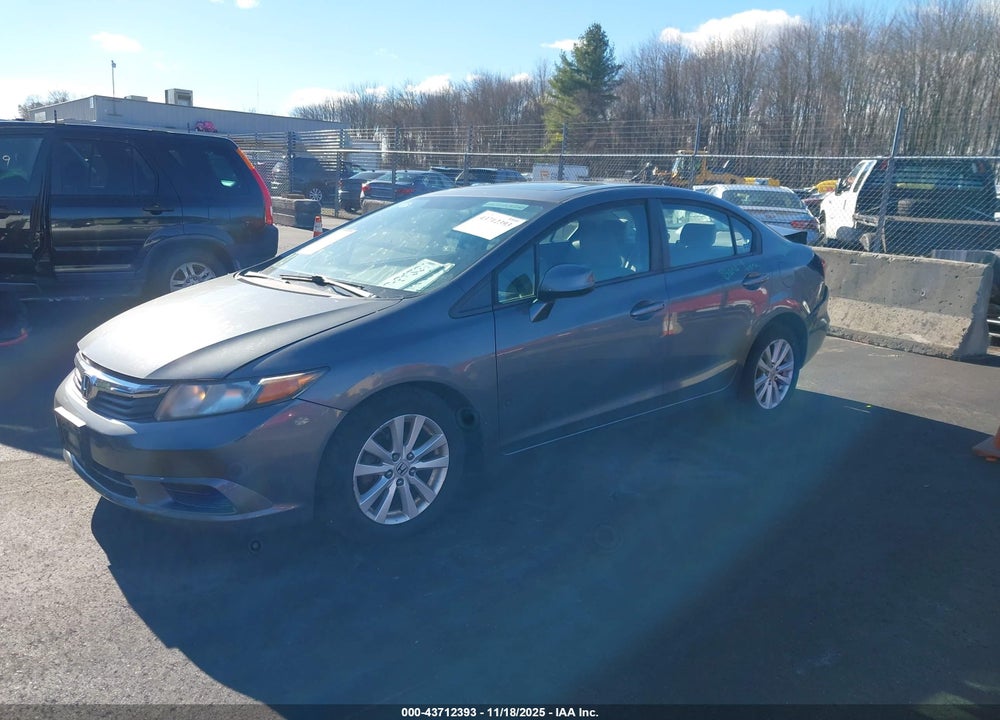 2012 HONDA CIVIC EX VIN: 19XFB2F81CE318377