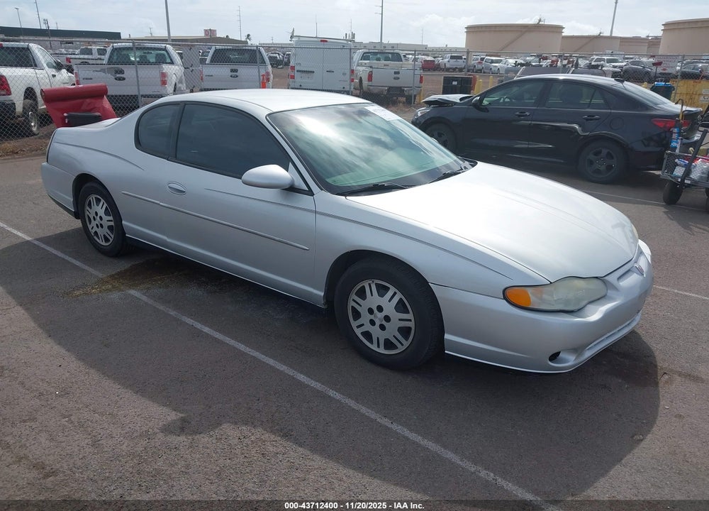 2003 CHEVROLET MONTE CARLO LS VIN: 2G1WW12E939281273