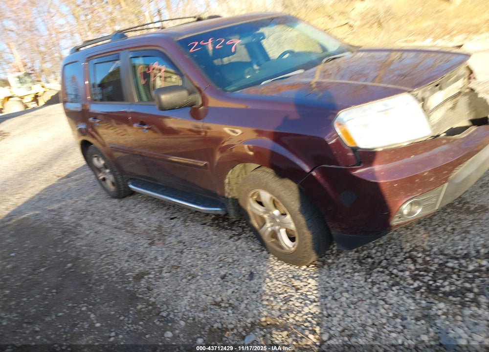 2013 HONDA PILOT EX-L VIN: 5FNYF4H52DB024459