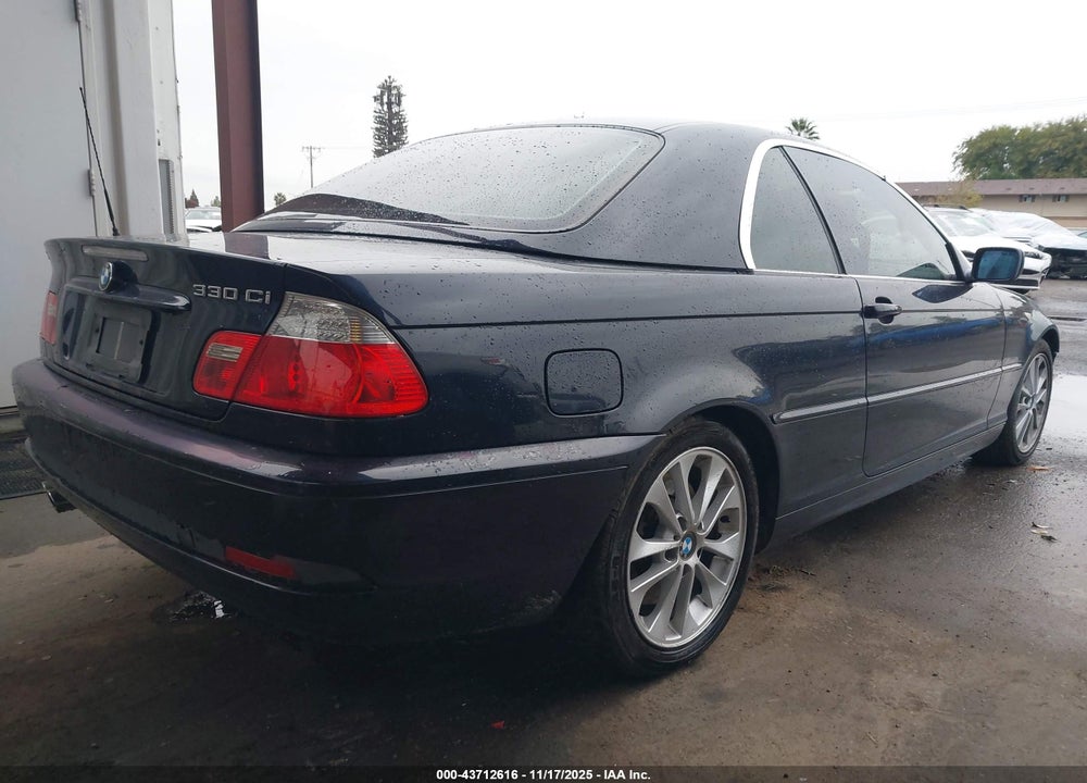 2005 BMW 330CI VIN: WBABW53475PL50580