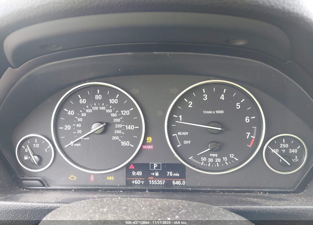 2013 BMW 328I VIN: WBA3A5C55DF353168
