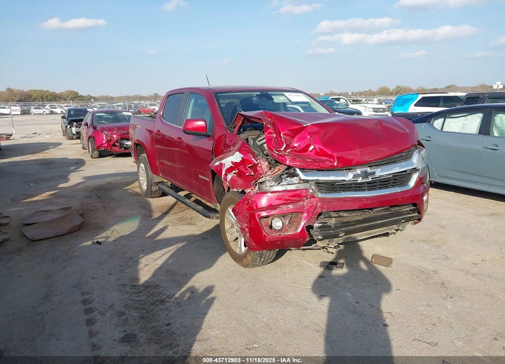 2019 CHEVROLET COLORADO LT VIN: 1GCGSCEN6K1237927