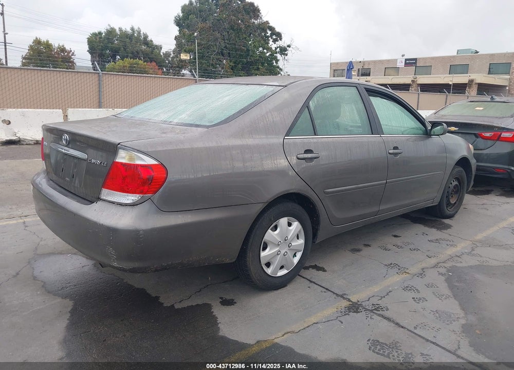2005 TOYOTA CAMRY LE VIN: 4T1BE32K45U990169