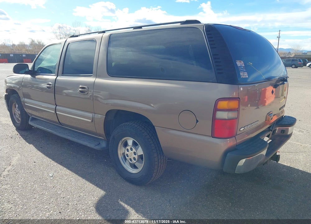2003 CHEVROLET SUBURBAN 1500 LT VIN: 1GNEC16Z93R159874