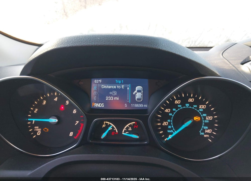 2014 FORD ESCAPE VIN: 1FMCU0GX9EUB69711