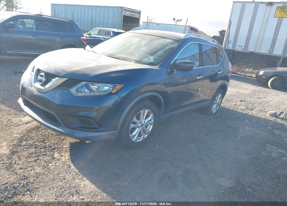 2016 NISSAN ROGUE S/SL/SV VIN: KNMAT2MV4GP709898