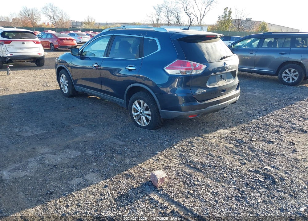 2016 NISSAN ROGUE S/SL/SV VIN: KNMAT2MV4GP709898