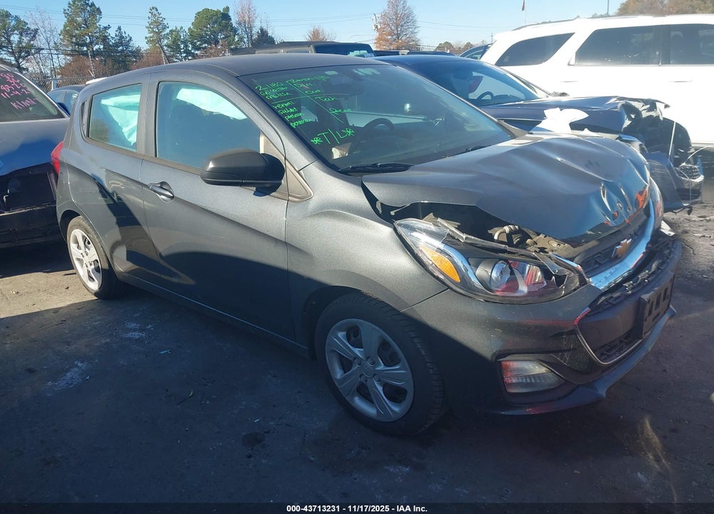2020 CHEVROLET SPARK FWD LS AUTOMATIC VIN: KL8CB6SA3LC421870