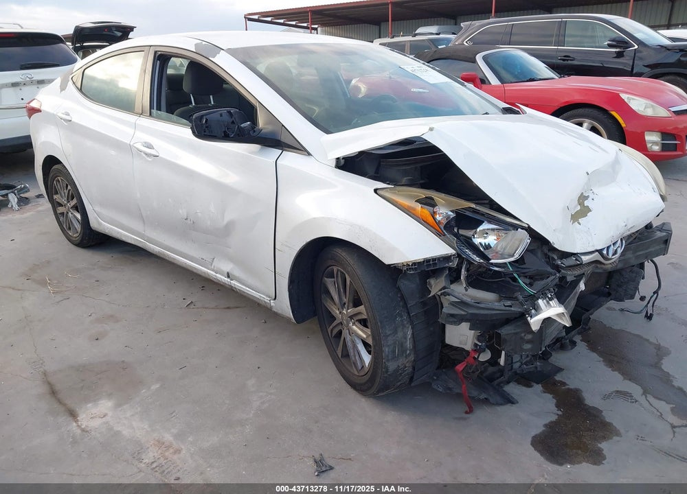 2016 HYUNDAI ELANTRA SE VIN: 5NPDH4AE0GH725297