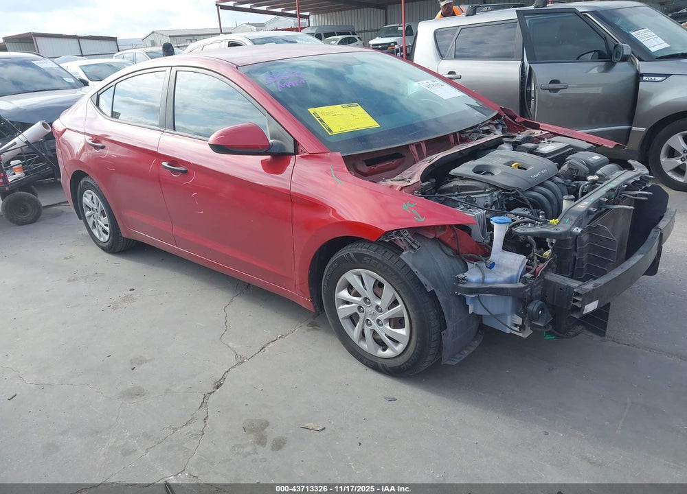 2017 HYUNDAI ELANTRA SE VIN: 5NPD74LF0HH142822