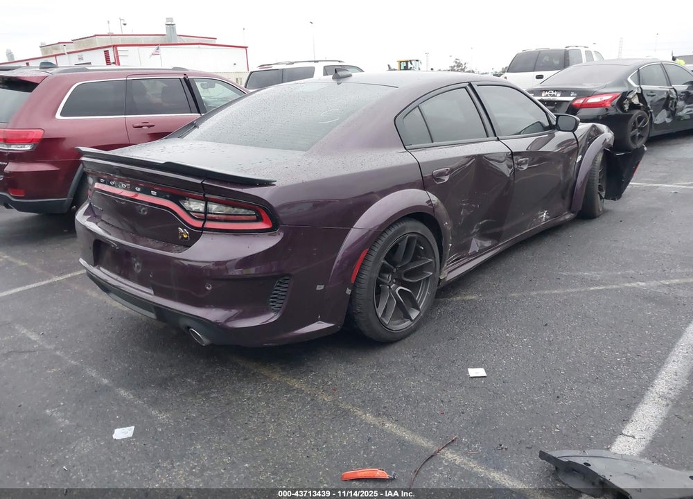 2022 DODGE CHARGER SCAT PACK WIDEBODY VIN: 2C3CDXGJ4NH176792