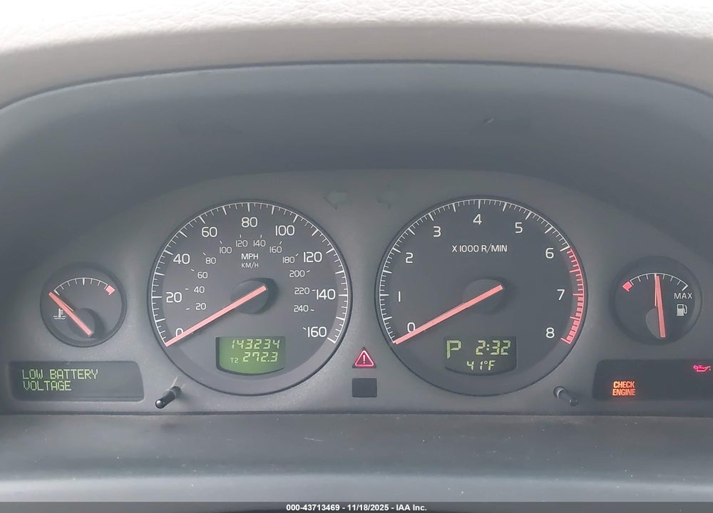 2001 VOLVO S80 2.9 VIN: YV1TS94D411199505