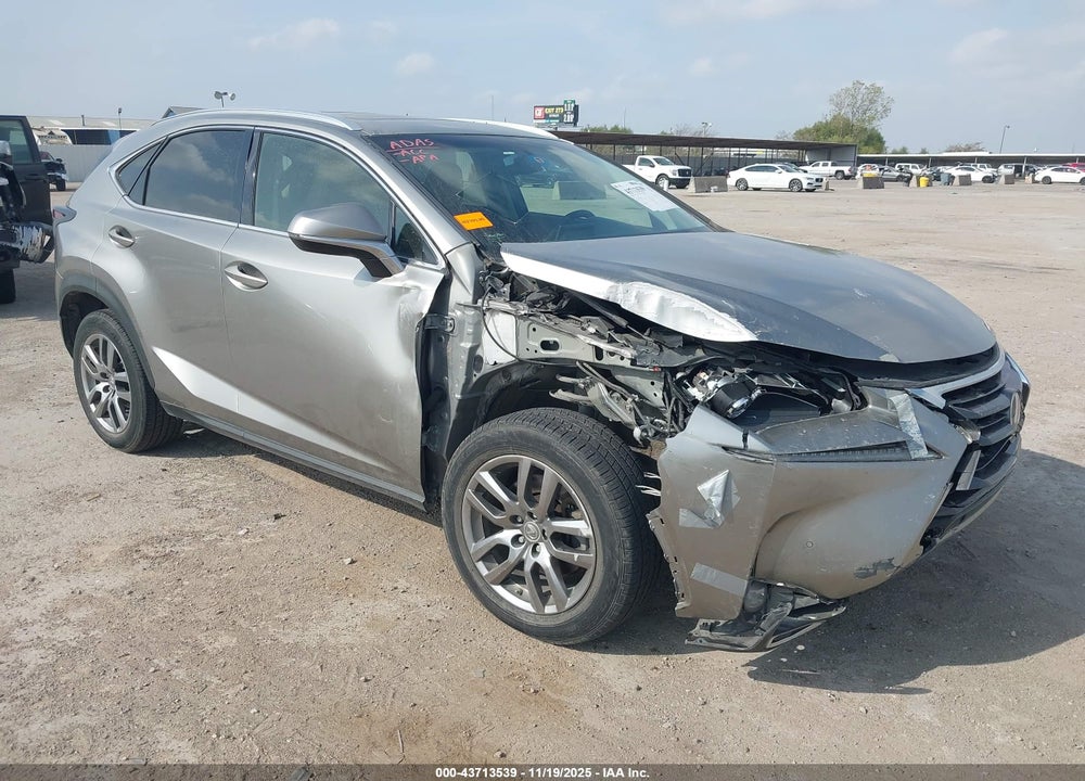 2015 LEXUS NX 200T VIN: JTJBARBZ6F2021662