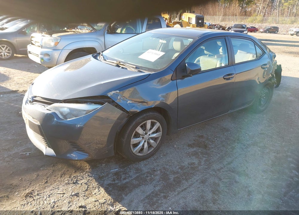 2015 TOYOTA COROLLA LE VIN: 2T1BURHE7FC397206