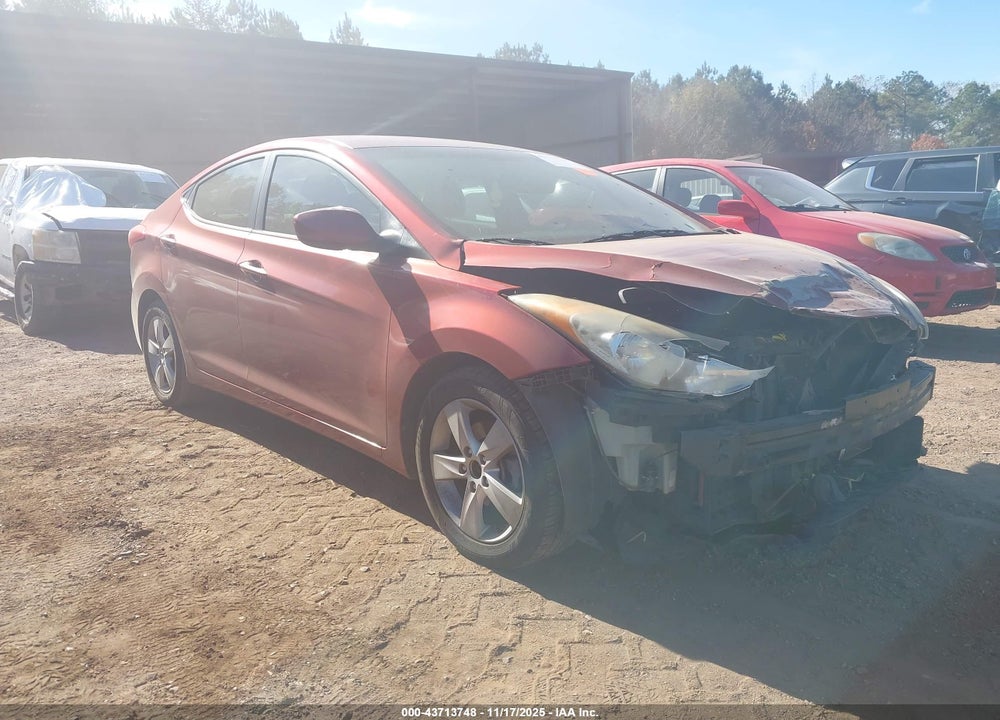 2013 HYUNDAI ELANTRA GLS VIN: 5NPDH4AE1DH334770