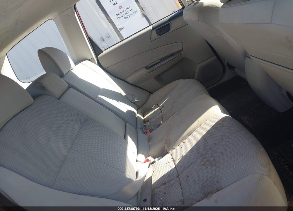 2012 SUBARU FORESTER 2.5X VIN: JF2SHABC6CH450337