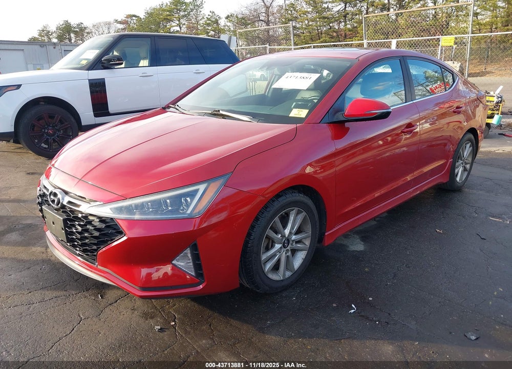 2019 HYUNDAI ELANTRA VIN: KMHD04LB7KU841813