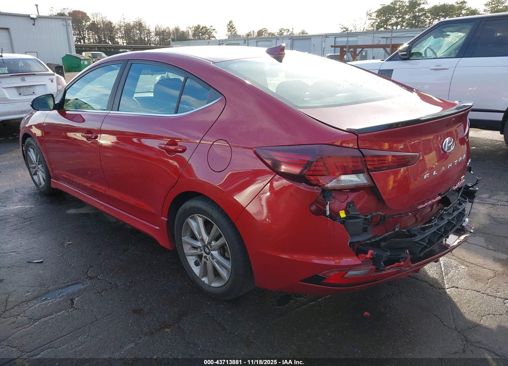 2019 HYUNDAI ELANTRA VIN: KMHD04LB7KU841813
