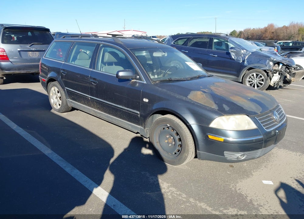 2003 VOLKSWAGEN PASSAT GLX VIN: WVWWH63BX3E178847
