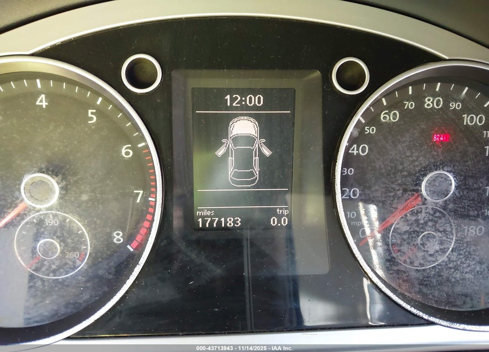 2012 VOLKSWAGEN CC VIN: WVWMP7AN1CE508436