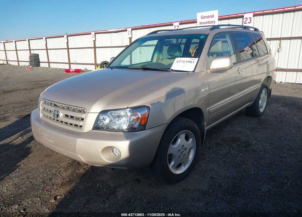 2004 TOYOTA HIGHLANDER LIMITED V6 VIN: JTEEP21A040066117