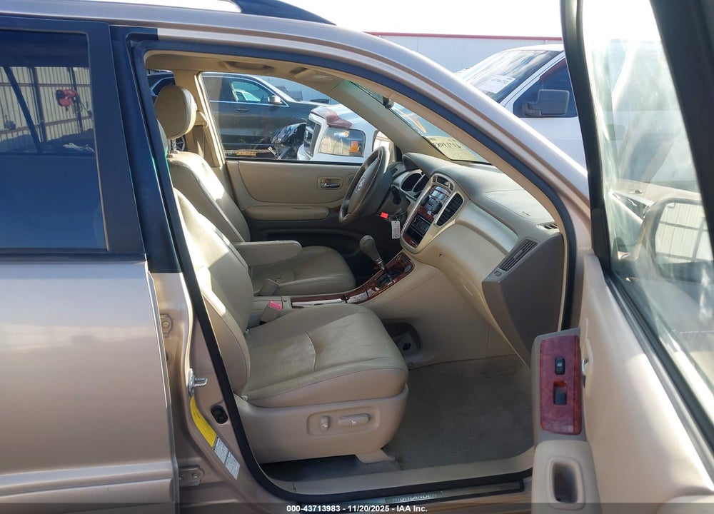 2004 TOYOTA HIGHLANDER LIMITED V6 VIN: JTEEP21A040066117