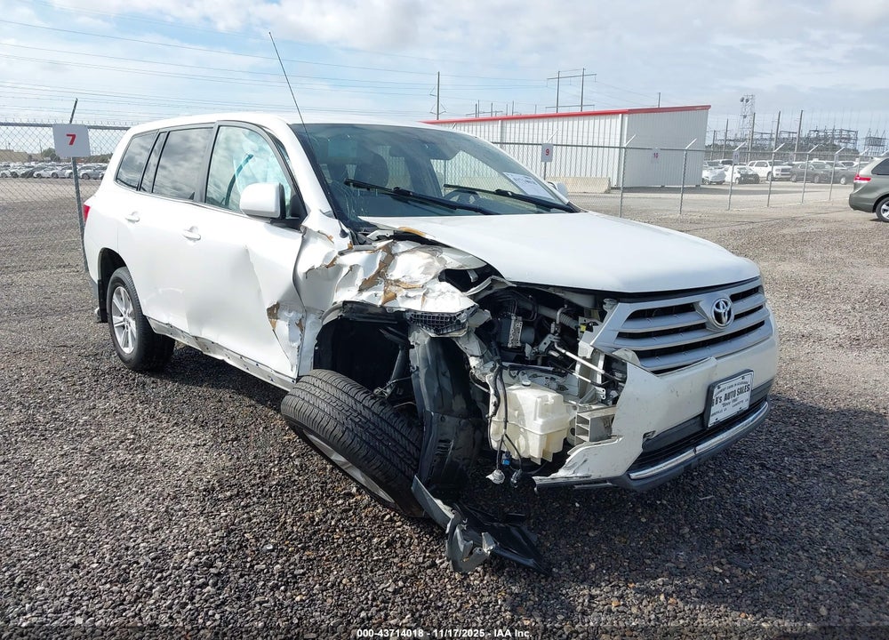2012 TOYOTA HIGHLANDER VIN: 5TDZA3EH2CS024256