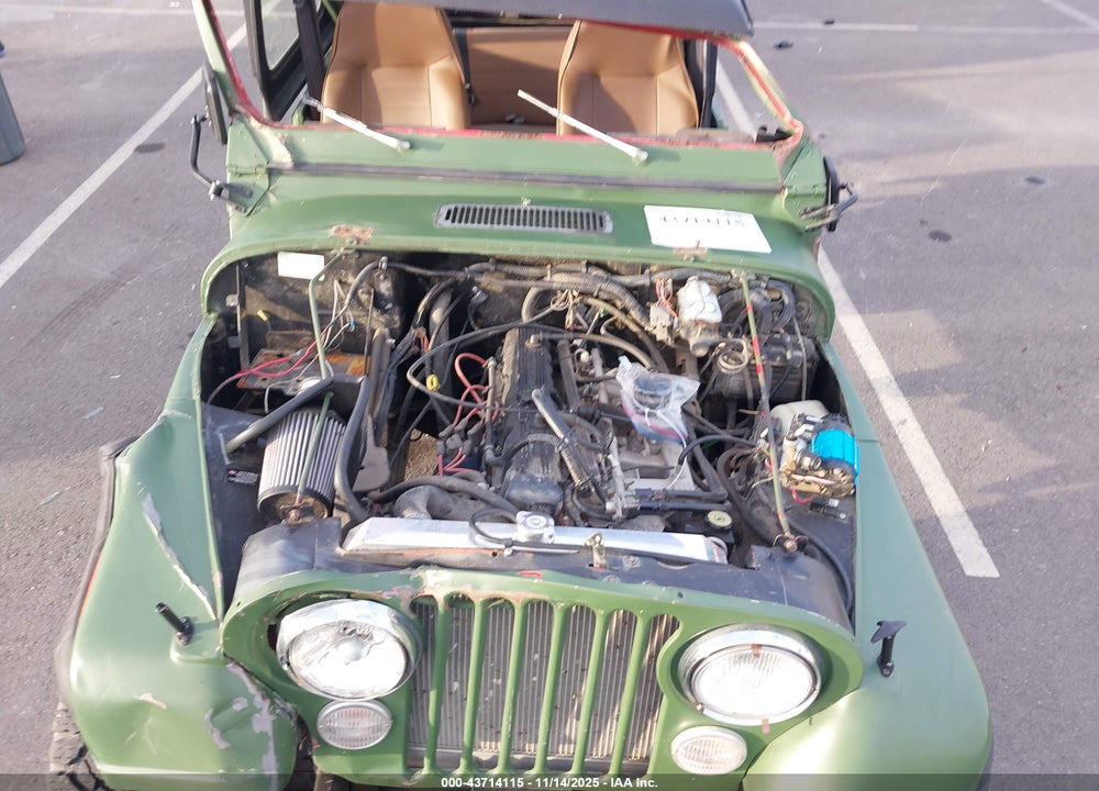 1984 JEEP CJ7 VIN: 1JCUF87AXET050230