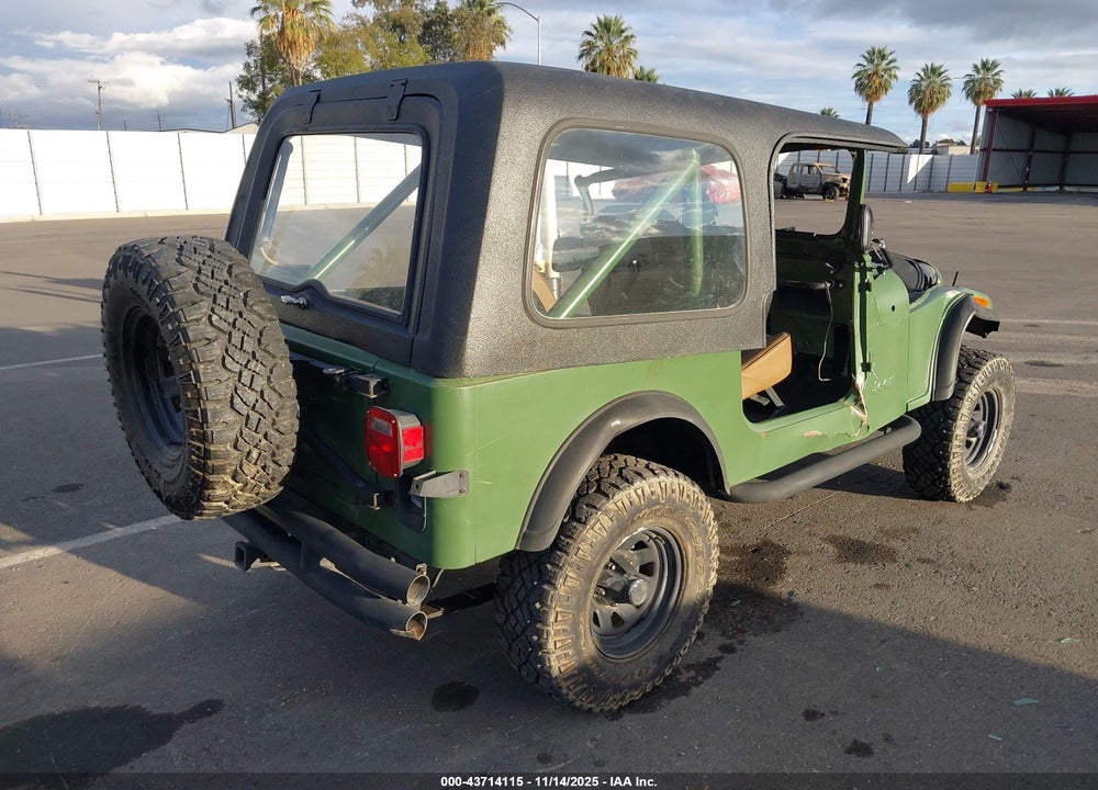 1984 JEEP CJ7 VIN: 1JCUF87AXET050230