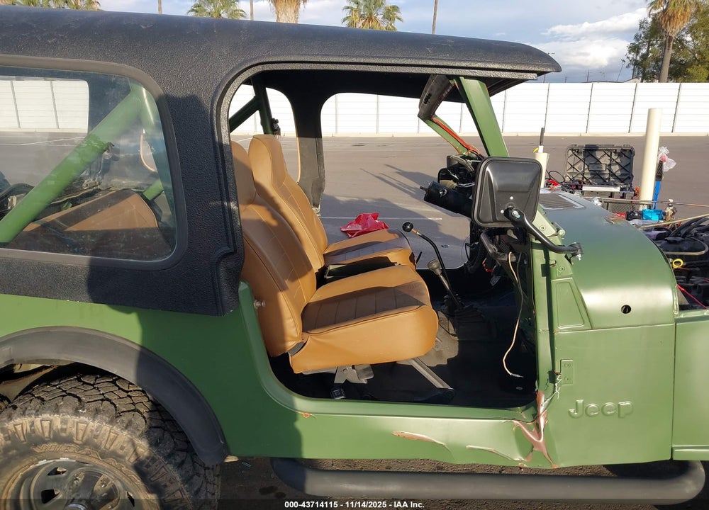 1984 JEEP CJ7 VIN: 1JCUF87AXET050230
